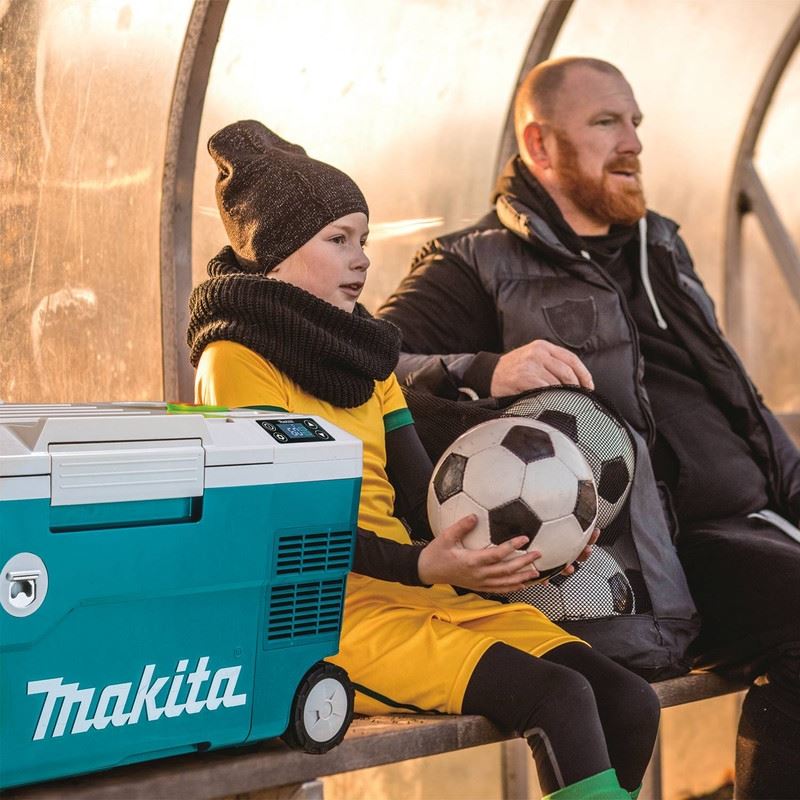 Makita DCW180Z Cooler / Warmer - 18V X2 LXT Lithium-Ion, 12V/24V DC Auto, and AC (Tool Only)