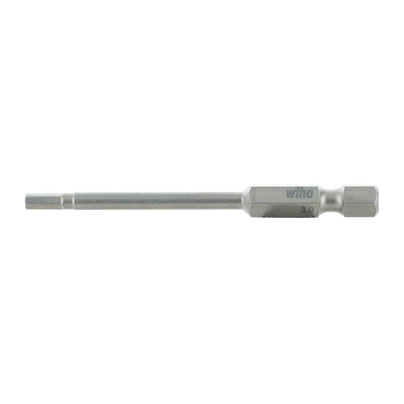 Wiha Hex Metric Power Bit 3.0 x 70mm Pack of 10 Bits