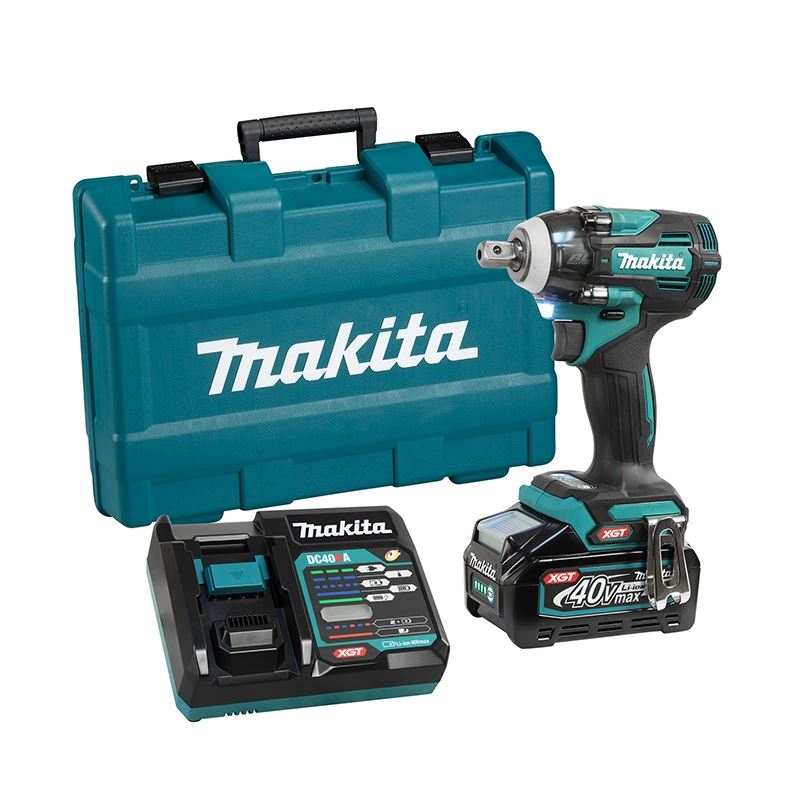 Makita TW005GM102 40V MAX XGT Li-Ion (4.0 Ah) 1/2in Impact Wrench Kit with Brushless Motor