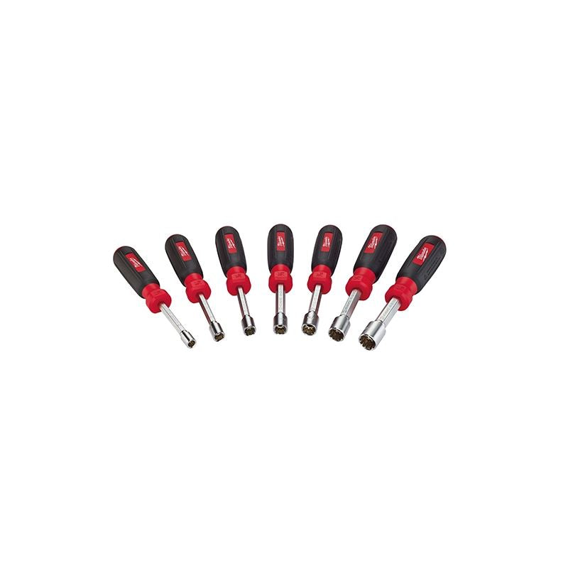 Milwaukee 48-22-2507 7 PC Magnetic HollowCore SAE Nut Driver Set