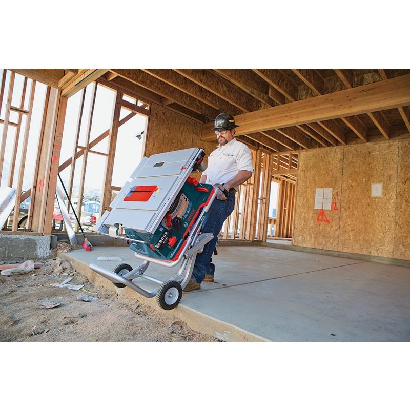 Bosch | GTS1041A-09 10 In. REAXXe Jobsite Table Saw with Gravity-Rise Wheeled Stand