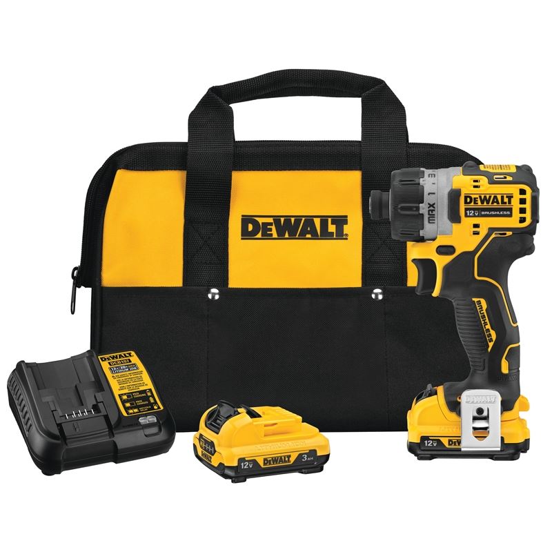 DEWALT DCF601F2 XTREME 12V MAX Brushless 1/4in Cordless Screwdriver Kit