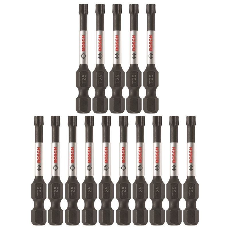 Bosch | ITT25215 15 pc. Impact Tough 2 In. Torx #25 Power Bits