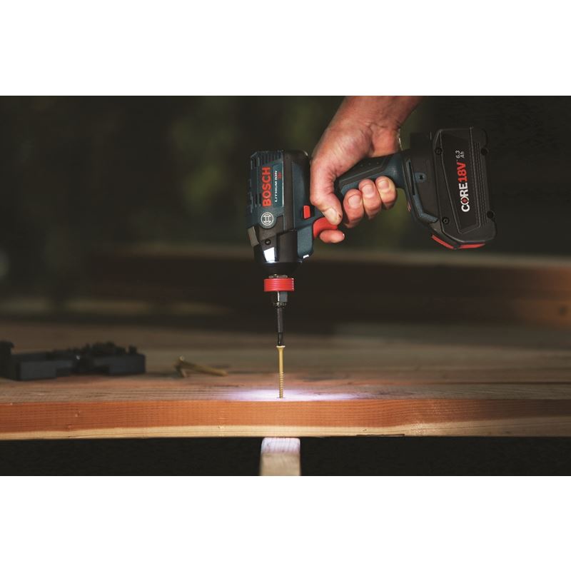 Bosch | IDH182-B24 18 V EC Brushless 1/4 and 1/2 In. Socket-Ready Impact Driver Kit w/(2) Batteries | BFP