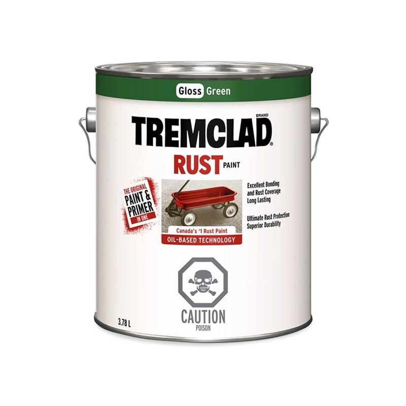 TREMCLAD Rust Paint 3.78L GREEN