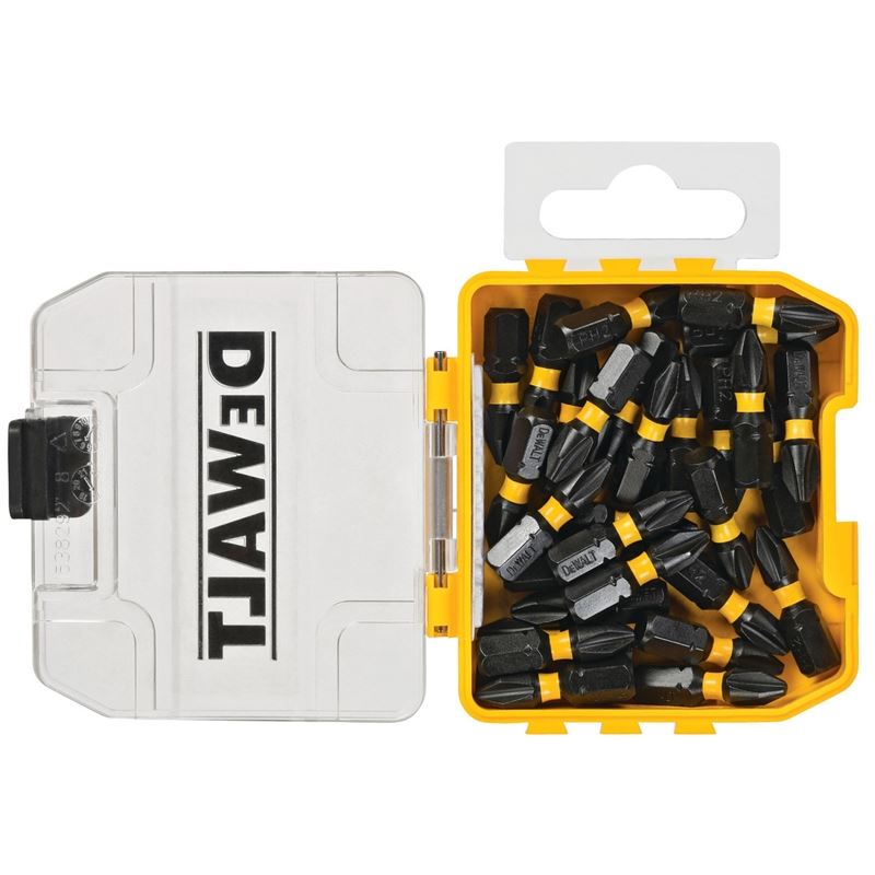 DEWALT DWA1PH2IR30 PH2 1in Driver Bits (30pcs) in ToughCase