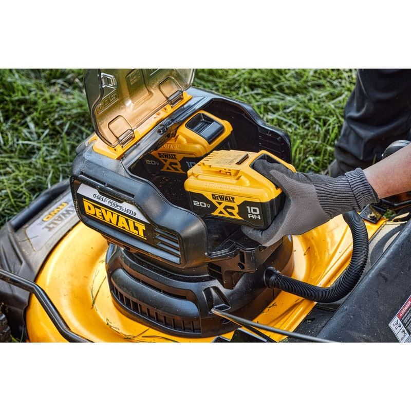 DEWALT DCMWSP255Y2-CA Lawn Mower  - 21-1/2in Rear Wheel Self Propelled