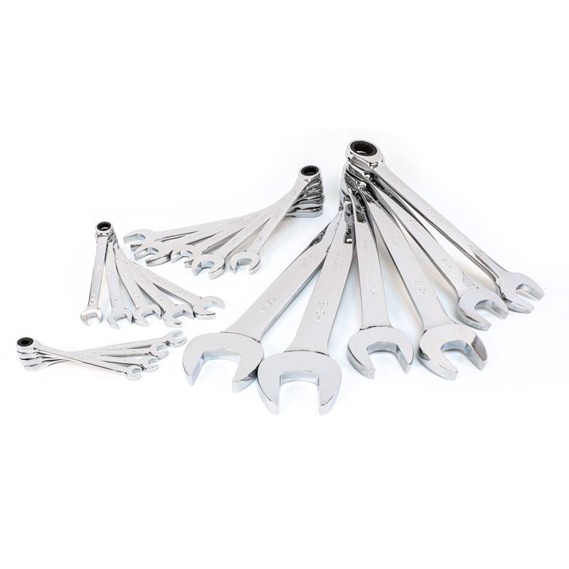 Wiha 20 Pc. SAE Professional Combination Ratchet Wrench Full Set
