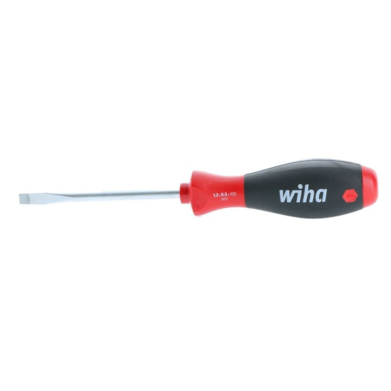 Wiha SoftFinish Slotted Driver 6.5 x 100mm