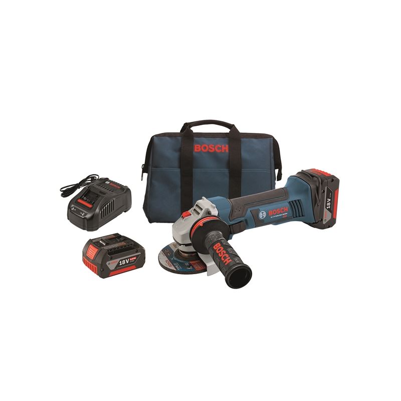 Bosch | GWS18V-45-01 18 V 4-1/2 In. Angle Grinder Kit | BFP