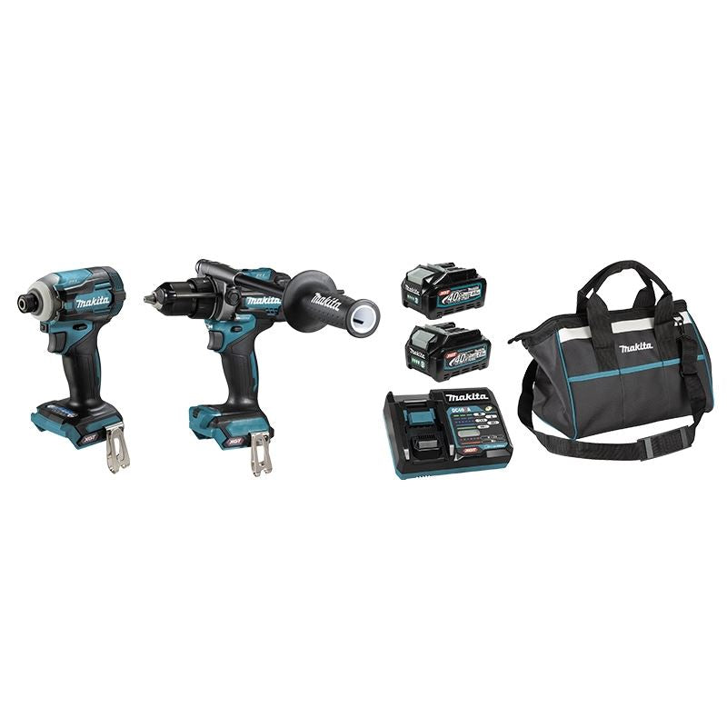 Makita DK0114G210 40V max XGT Brushless Cordless 2 Tool Combo Kit (2.5 & 4.0 Ah)