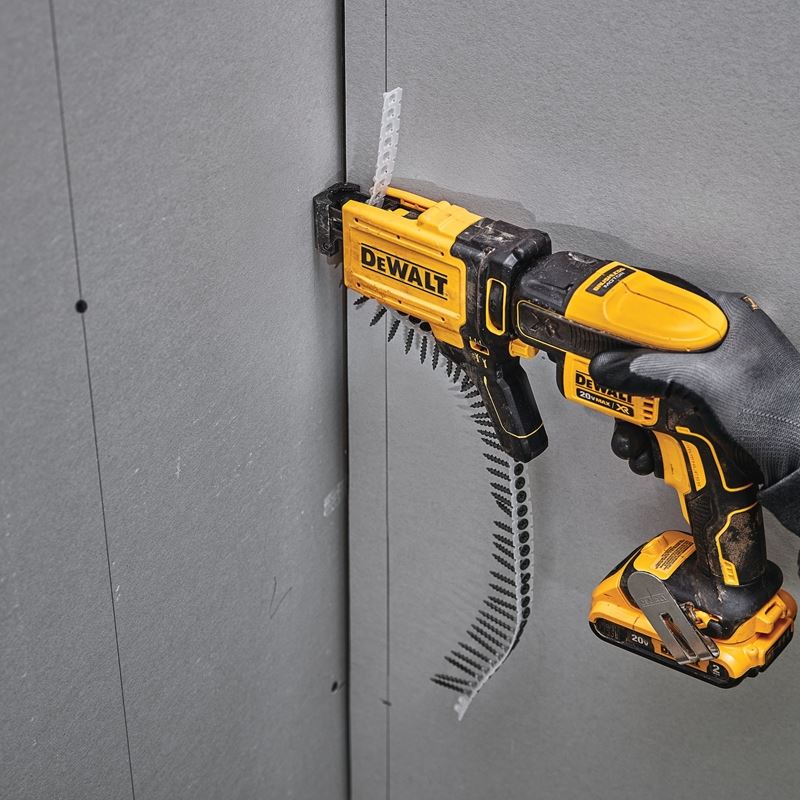 DEWALT DCF620CM2 Drywall Screw Gun Kit with Collated Drywall Screwgun Attachment