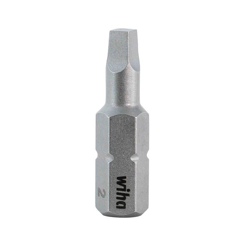 Wiha Square Insert Bit #2 x 25mm Pack of 10 Bits