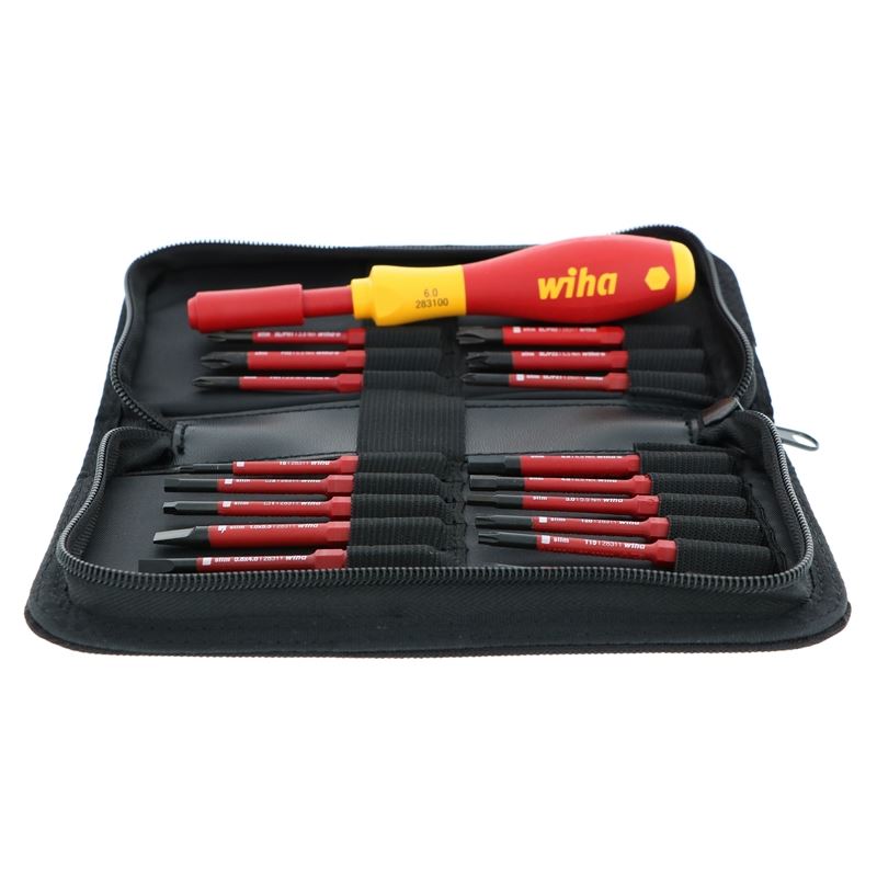 Wiha Insulated SlimLine Blade 19 Piece Set