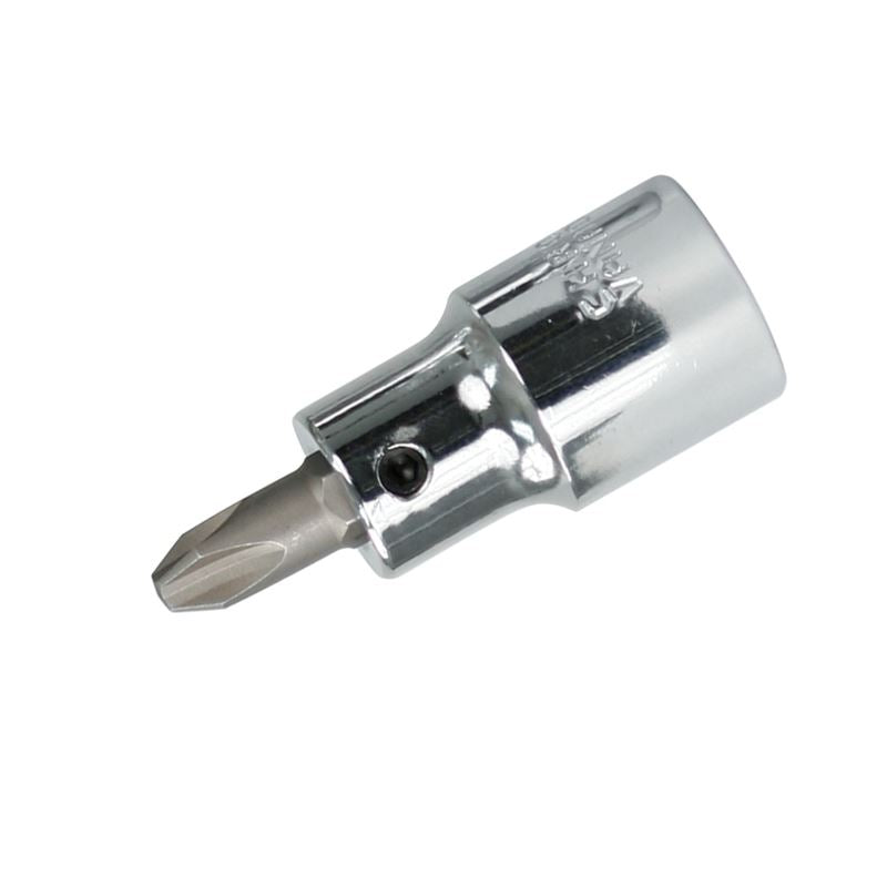 Wiha Phillips Bit Socket 1/2in Square Drive #2