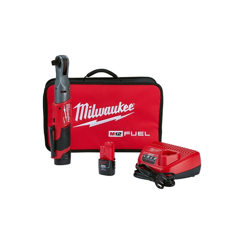Milwaukee 2558-22 M12 FUEL 1/2" Ratchet 2 Battery Kit