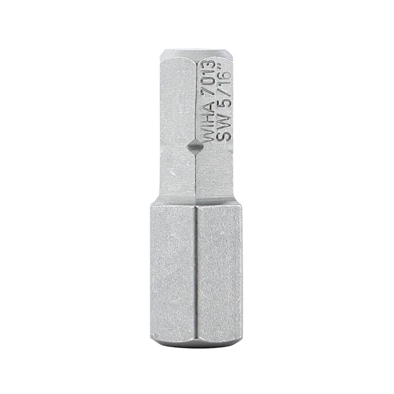 Wiha Hex Inch Insert Bit 5/16 x 25mm Pack of 10 Bits