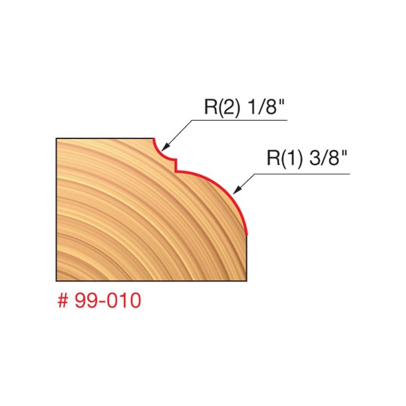 Freud | 34-110 1/4 Radius Rounding Over Bit