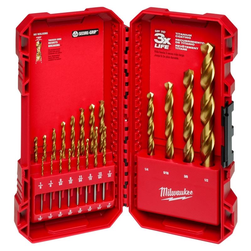 Milwaukee 48-89-1105 THUNDERBOLT Titanium Drill Bit Set - 20PC