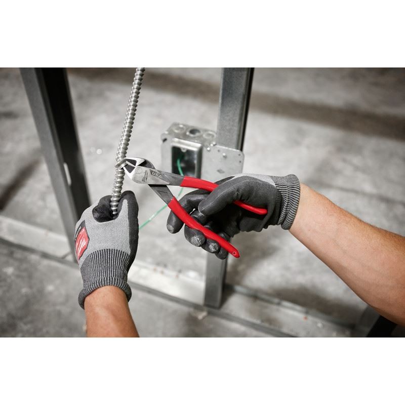 Milwaukee MT508 8in Diagonal Dipped Grip Cutting Pliers (USA)
