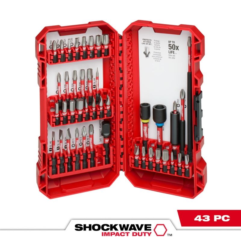 Milwaukee 48-32-4033 SHOCKWAVE Impact Duty Driver Bit Set- 43PC