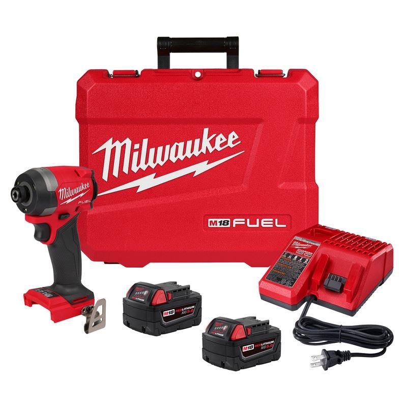 Milwaukee 2953-22 M18 FUEL 1/4in Hex Impact Driver Kit