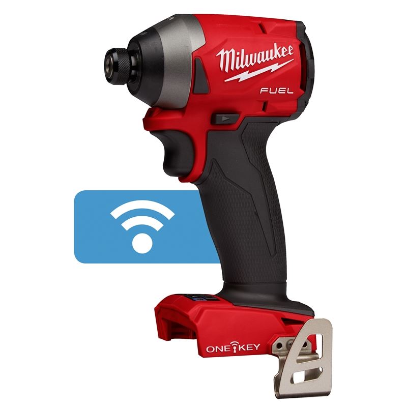 2857-20 M18 FUEL 18 Volt Lithium-Ion Brushless Cordless 1/4 in. Hex Impact Driver with One Key - Tool Only