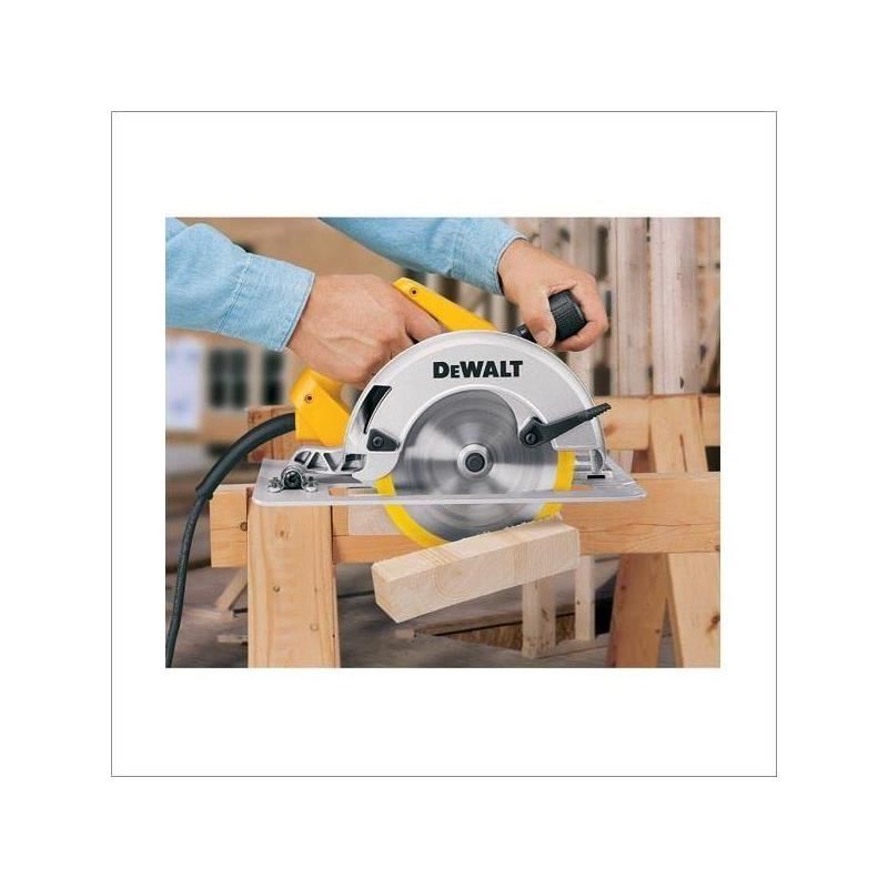 DEWALT | DW364 7 - 1/4" (184 mm) Circular Saw With Rear Pivot Depth of Cut Adjustment and Electric Brake