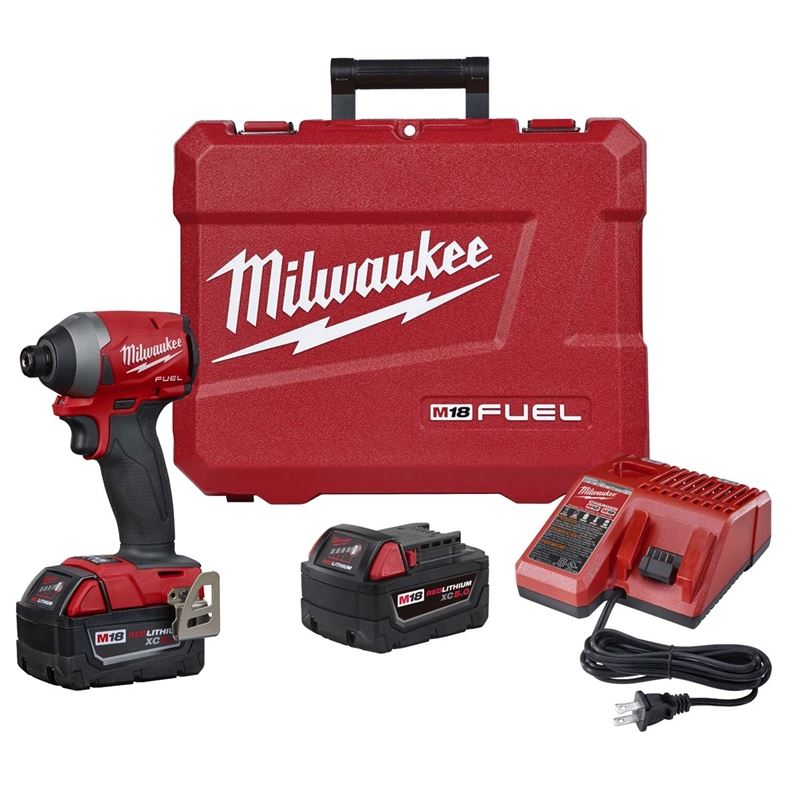 Milwaukee 2853-22 M18 FUEL 1/4" Hex Impact Driver XC Kit