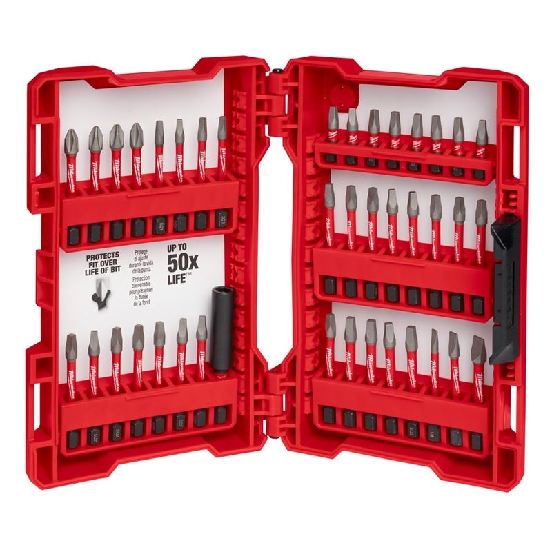 Milwaukee 48-32-4020 SHOCKWAVE Impact Duty Driver Bit Set (40-Piece)