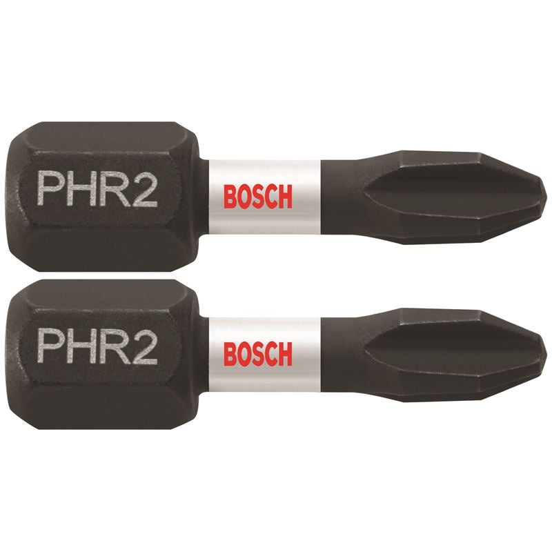 Bosch | ITPH2R102 2 pc. Impact Tough 1 In. Phillips #2R (reduced) Insert Bits
