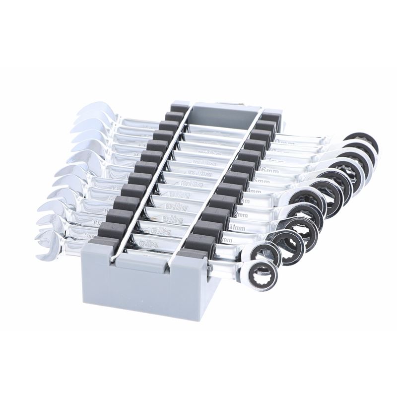 Wiha Combination Metric Ratchet Wrenches 12 Piece Set