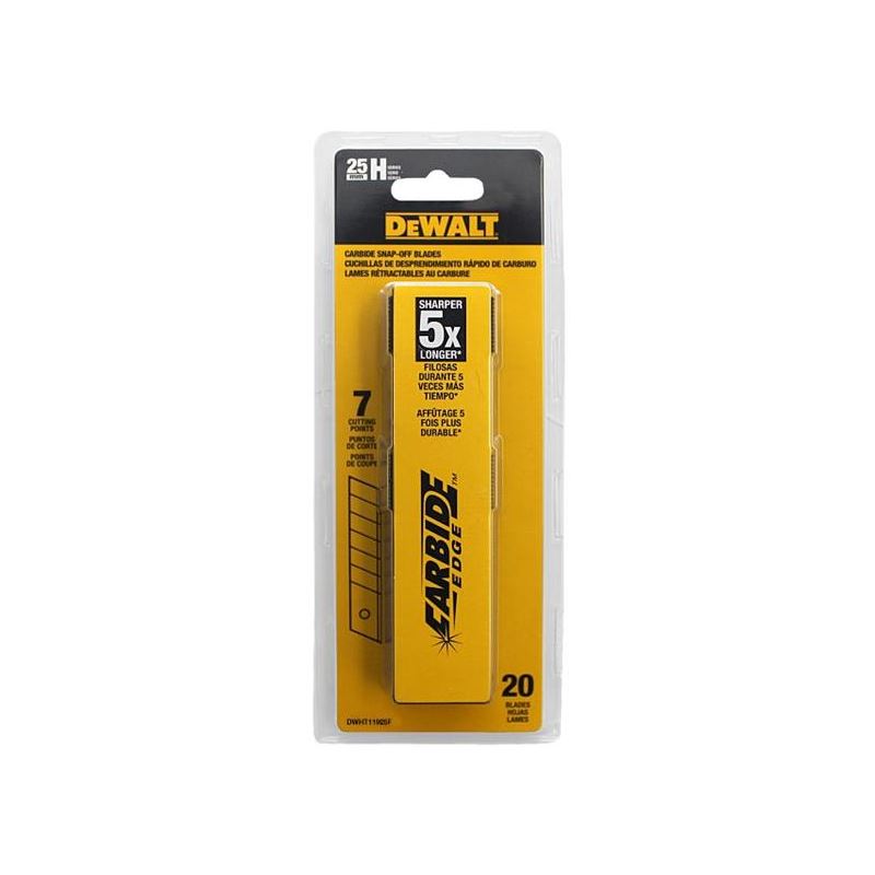 DEWALT | DWHT11925F 20pack Carbide Edge Repl. Blades DWHT11925F