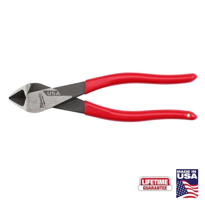 Milwaukee MT508 8in Diagonal Dipped Grip Cutting Pliers (USA)
