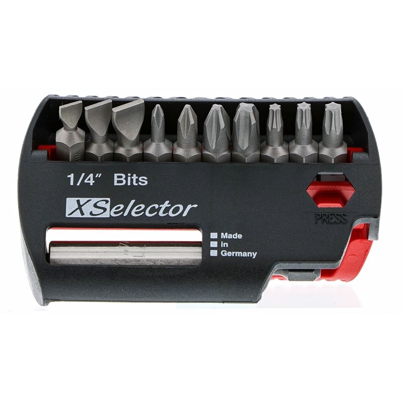 Wiha Slotted/Phillips/Torx XSelector Bit Set with Quick Release Holder