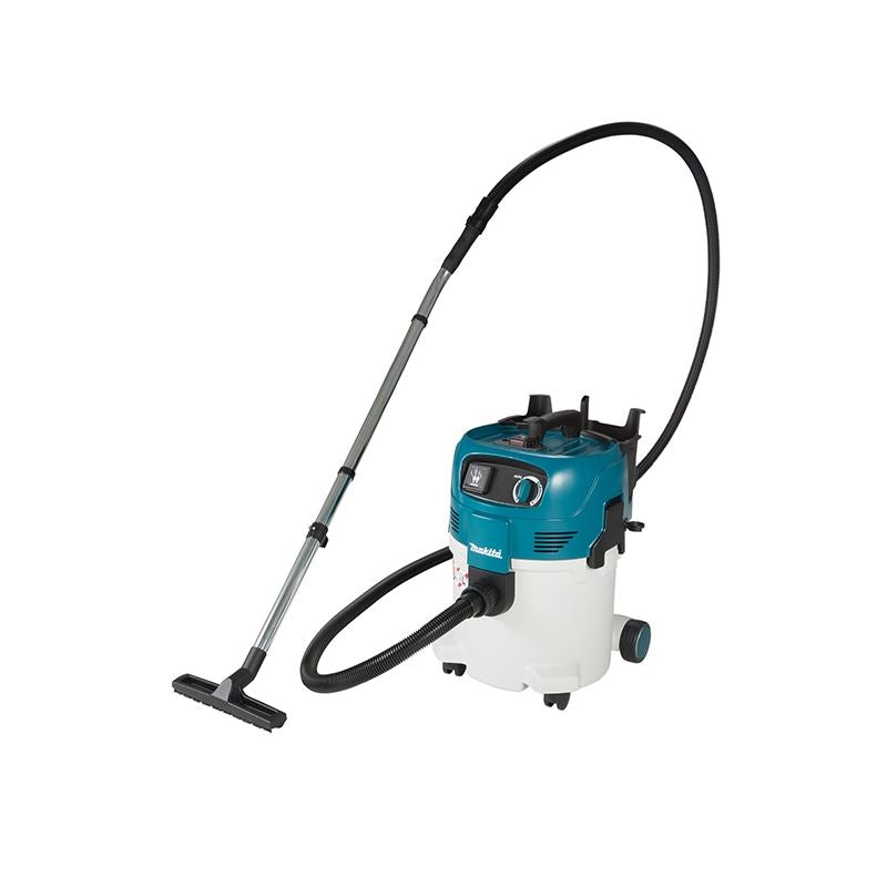 Makita VC3012L 30L Compact Push & Clean Wet/Dry Dust Extractor (L Class)