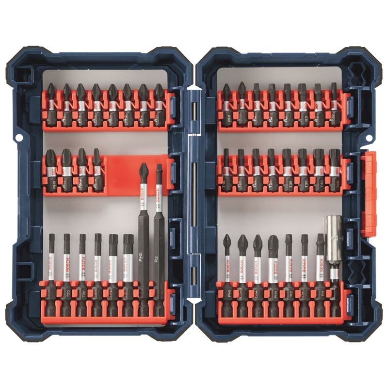 Bosch | SDMS44 44 pc. Impact Tough Screwdriving Custom Case System Set