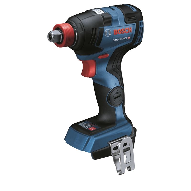 Bosch GDX18V-1800CN 18V EC Brushless Connected-Ready Freak 1/4 In. and 1/2 In. Two-In-One Bit/Socket Impact Driver (Bare Tool)