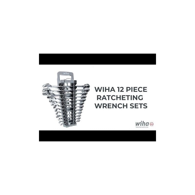 Wiha Combination Metric Ratchet Wrenches 12 Piece Set