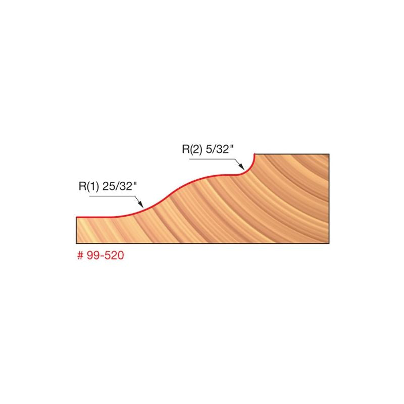 Freud | 34-110 1/4 Radius Rounding Over Bit