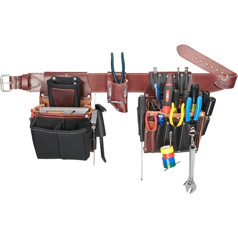 Occidental 5590 Commercial Electrician's Tool Bag Set-Medium
