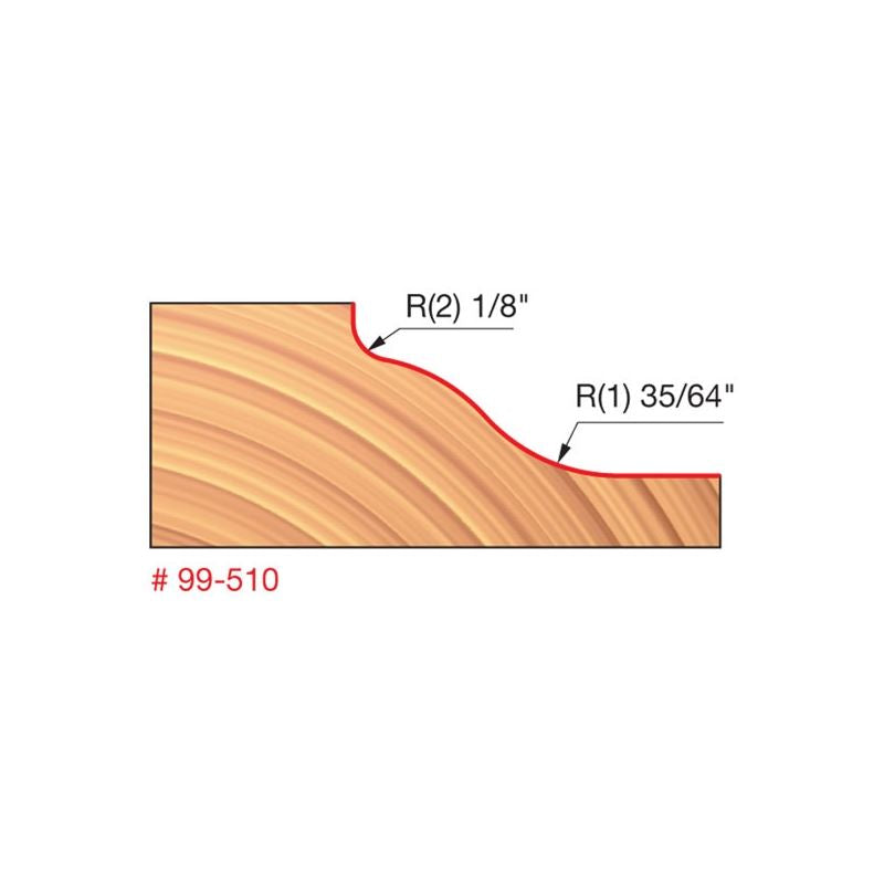 Freud | 34-110 1/4 Radius Rounding Over Bit