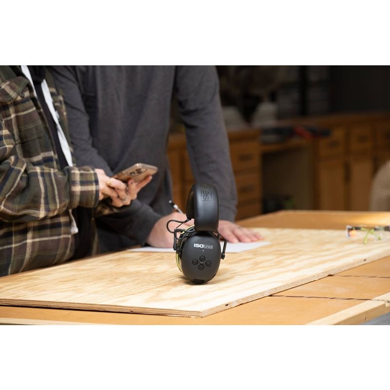 ISOtunes IT-46 AIR DEFENDER Bluetooth Earmuff - Black/Safety Green