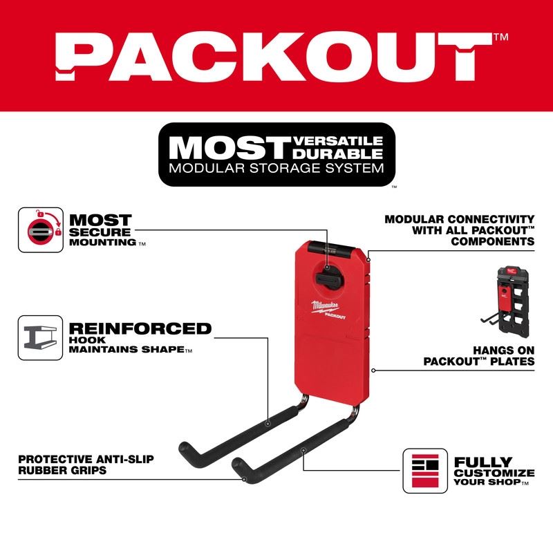 Milwaukee 48-22-8330 PACKOUT 9in Straight Hook