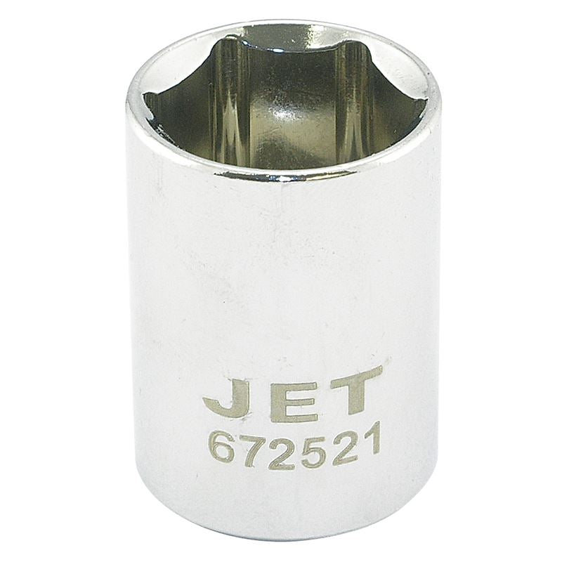 Jet 672519 1/2 Dr X 19mm Regular Chrome Socket - 6 Point