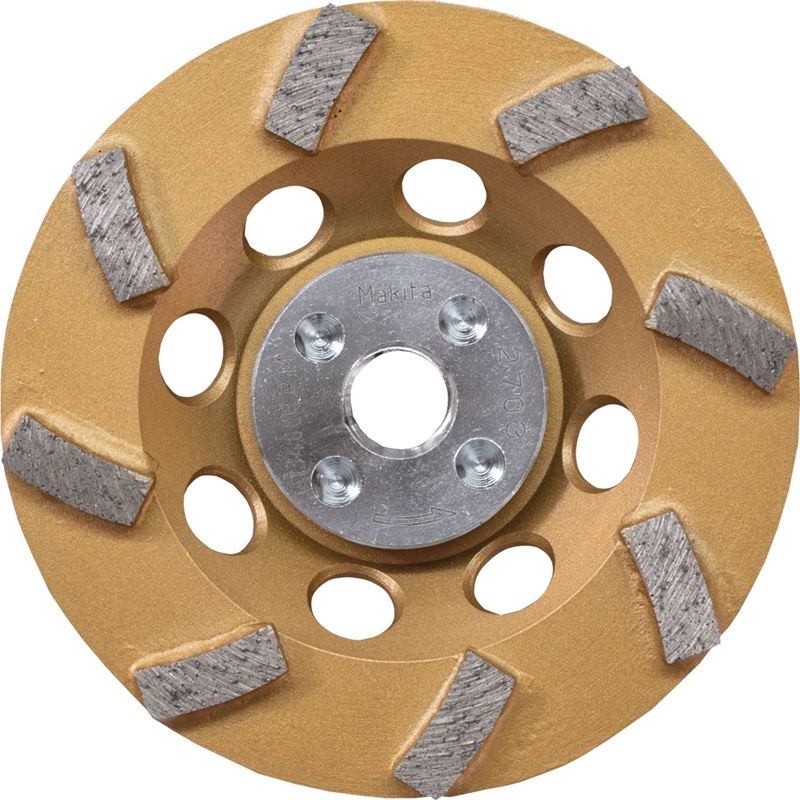Makita A-96403 4-1/2in Low Vibration Diamond Cup Wheel, 8 Segment Turbo