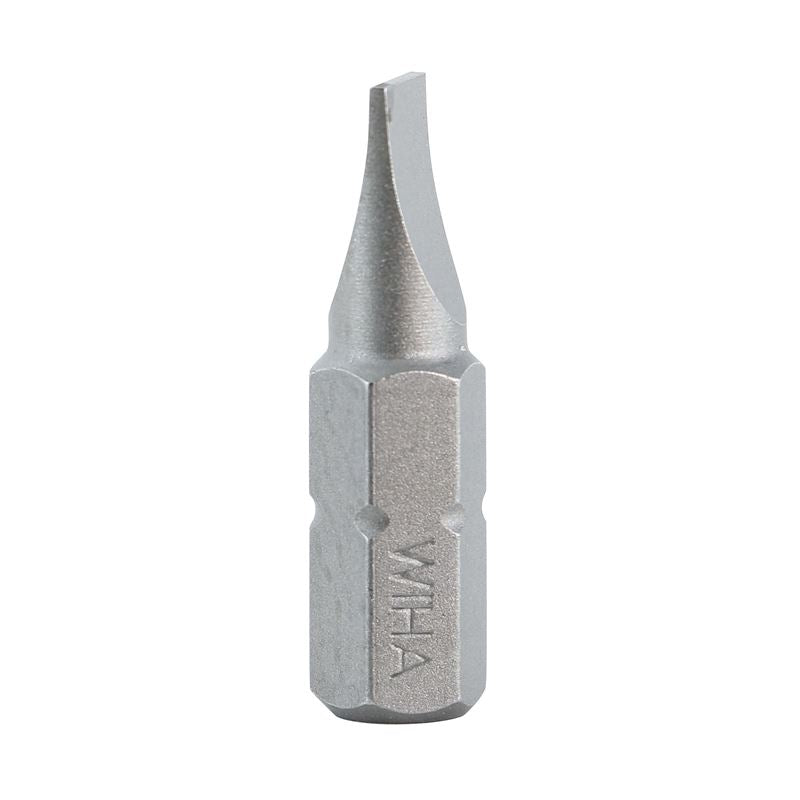 Wiha Slotted Insert Bit 5.5 x 25mm Pack of 10 Bits