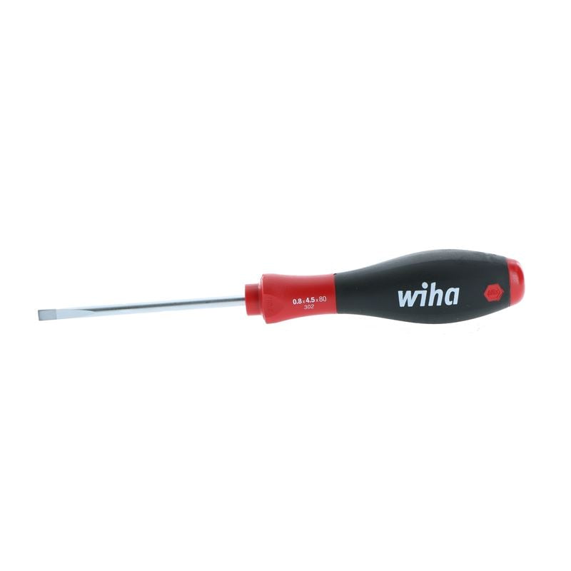 Wiha SoftFinish Slotted Driver 4.5 x 80mm