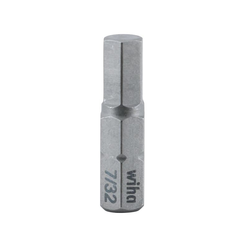 Wiha Hex Inch Insert Bit 7/32 x 25mm Pack of 10 Bits