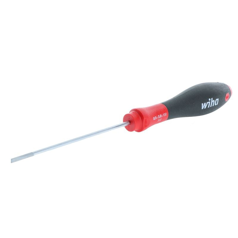 Wiha SoftFinish Slotted Driver 3.0 x 100mm